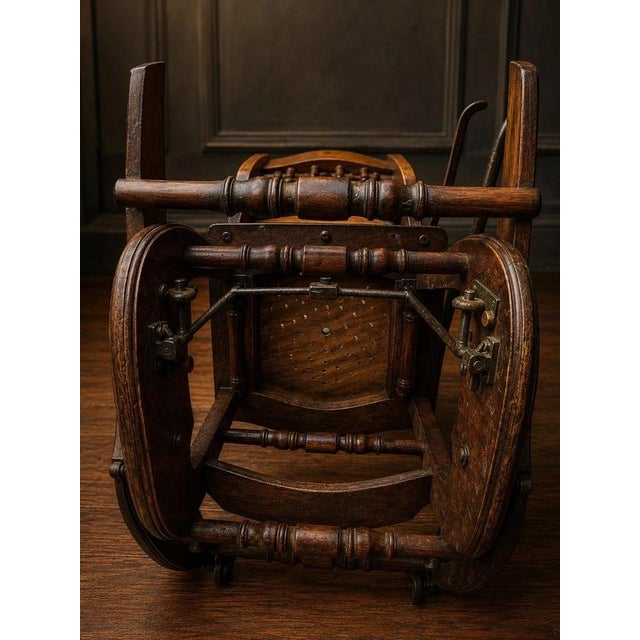 Late 19th Century Victorian Transforming Children's High Rocking Chair For Sale - Image 9 of 11