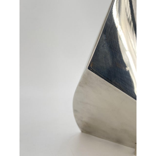 1980s Limited Geometric Flower Vase #71 by Guiliano Malimpesa for Mesa, Italy, 1980s For Sale - Image 5 of 15