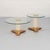 Wood Art Deco Style Tables attributed to Thörmer, 1980s, Set of 2 For Sale - Image 7 of 12