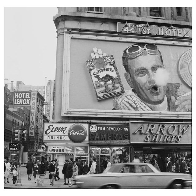 Smoking Camel Billboard' Unframed Archival Pigment Print For Sale