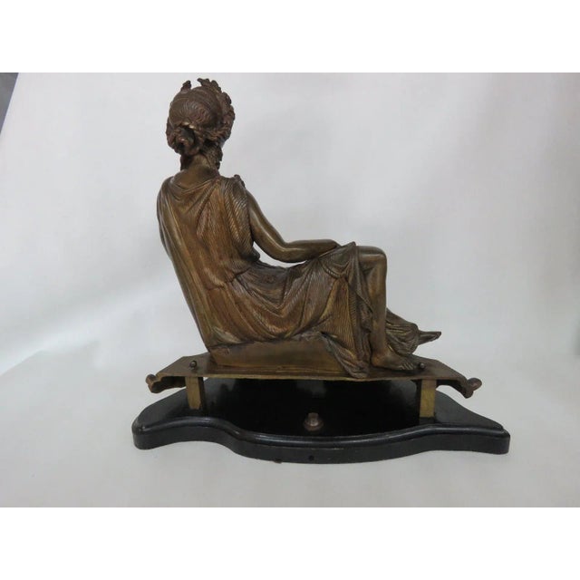 Bronze French Bronze Early 1900s Woman Figure Statue Sculpture For Sale - Image 8 of 11