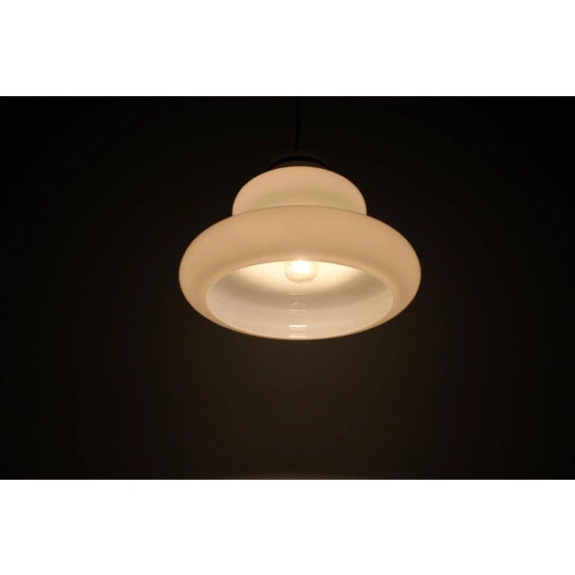 Mid-Century Glass Pendant by Napako, 1960s For Sale - Image 9 of 11