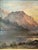 Framed Oil on Board Mountains Landscape Scene, Early 20th Century For Sale - Image 4 of 6