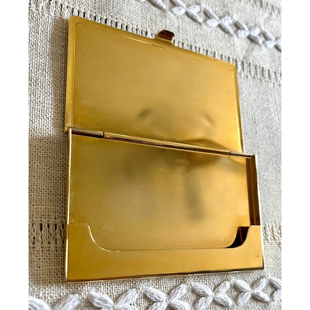 1990 Fifa World Cup Souvenir Gold Card Holder Cigarette Case Italia ‘90 Italy For Sale - Image 9 of 11