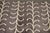 A one-of-a-kind 21st-century Tibetan Oversize rug in brown and cream. The Design is a modern stylized vine or fern /...