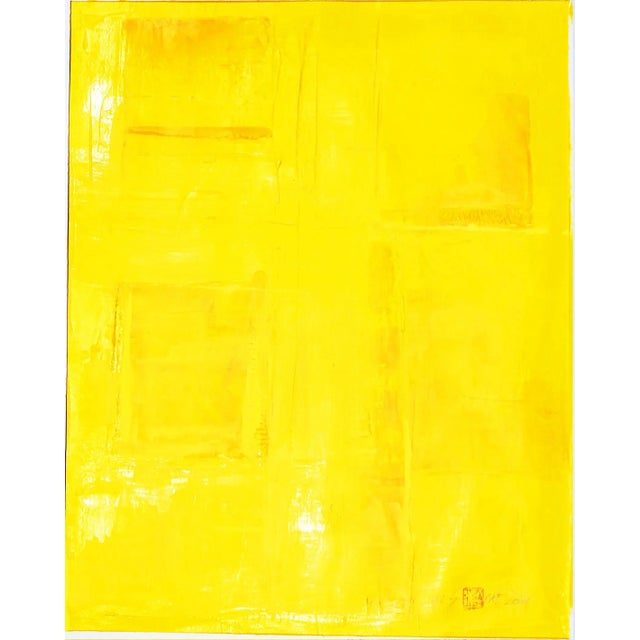 Seven shades of Yellow helps to cleanse your Aura brings Sun's energy. Painting is 17X21” heavyweight stock comes custom-...