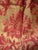 Pair of Fortuny Curtains in the Glicine Design Red and Gold For Sale - Image 6 of 10