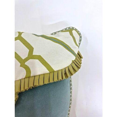 Vintage Envelope Style Decorative Pillow For Sale - Image 4 of 5