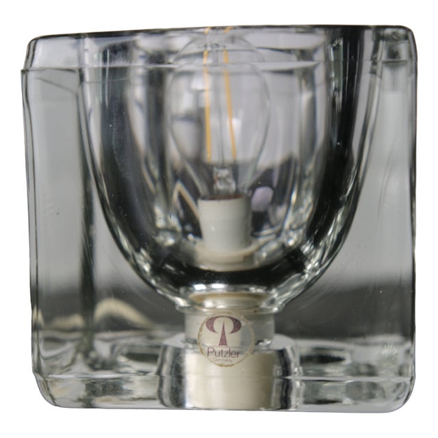 Ice Cube Table Lamp by Peill & Putzler, 1970s For Sale