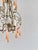 Venetian Style Beaded Brass Chandelier with Pink Murano Glass Drops, Italy, 1950s For Sale - Image 16 of 18