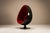 1960s Egg Pod Chair in Black and Red by Eero Aarnio, 1960s For Sale - Image 5 of 17