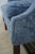 Blue Hancock & Moore Chippendale Style Blue Damask Sofa For Sale - Image 8 of 18