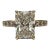 3.52ct Radiant Lab Grown Diamond Ring Igi E Vvs2 14k Yellow Gold, Size 7 For Sale