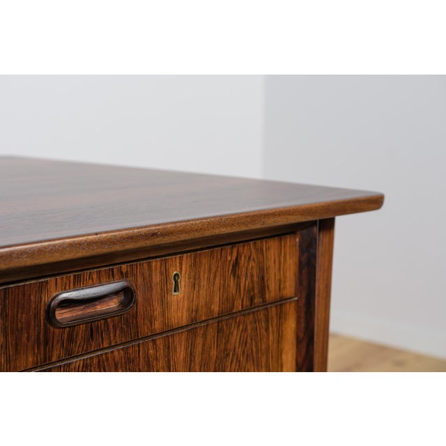 Mid-Century Modern Danish Rosewood Desk by Svend Åge Madsen for H.P. Hansen, Denmark, 1960s For Sale - Image 14 of 18