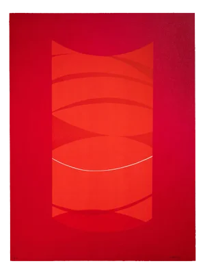 Lorenzo Indrimi, Red One, Lithograph, 1970s