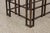 French Style Iron & Steel Base Stone Top Console Table For Sale - Image 12 of 15