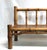 Bamboo Loveseat Bench For Sale - Image 4 of 9