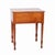 American Antique Sheraton Cherry 2-Drawer Stand With Sandwich Glass Knobs C1840 For Sale - Image 3 of 18