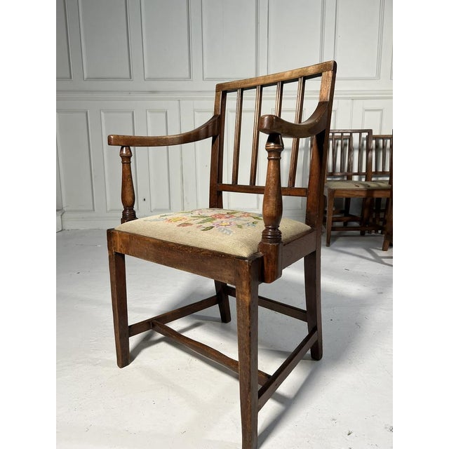 Wood Late 19th Century Scottish Dining Chairs, Set of 6 For Sale - Image 7 of 18