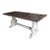 Tuscan Painted Dining Table With Natural Wood Top - 19th C For Sale