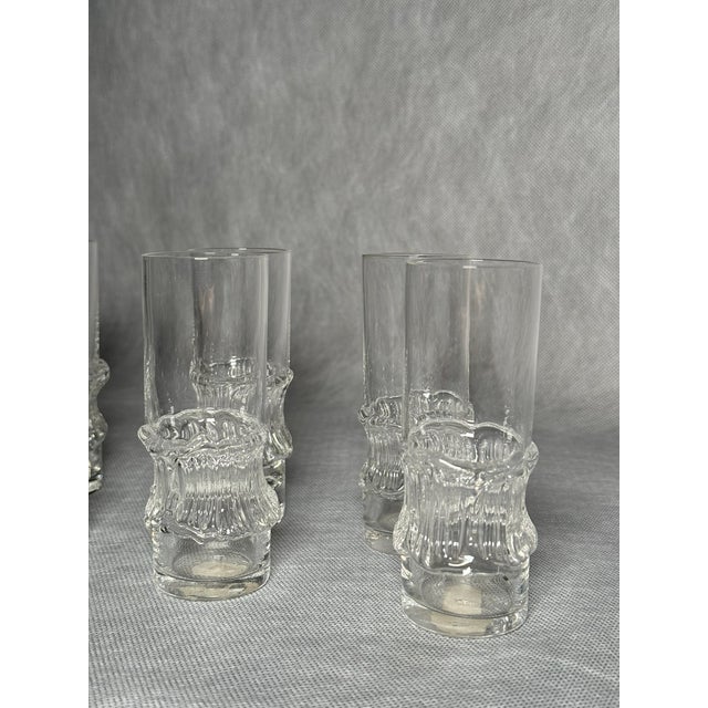 Rosenthal Tall Modernist Glasses from Rosenthal, 1970s, Set of 6 For Sale - Image 4 of 8