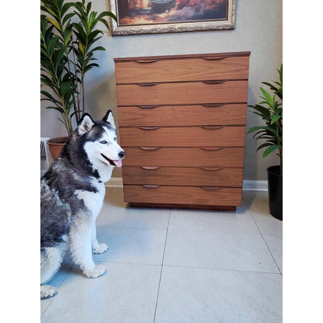 Mid-Century Tallboy Chest of Drawers in Teak, Europa, 1960s For Sale - Image 11 of 17