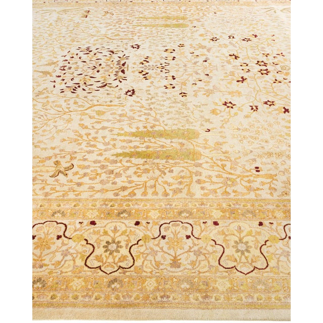 Solo Rugs Mogul Hand-Knotted Area Rug - Ivory, 10' 0" x 19' 5" For Sale - Image 4 of 8