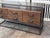 Brown Bassett Furniture Wood + Metal Console Table For Sale - Image 8 of 12