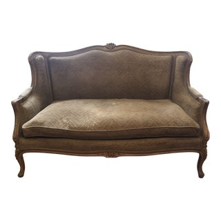 Mid 20th Century French Louis XV Settee For Sale