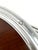 Vintage Large Round Mahogany & Silverplate Serving Tray With Twisted Handles For Sale - Image 9 of 11