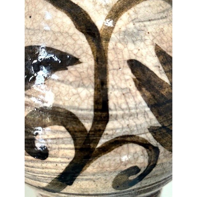 Korean Glazed Ceramic Vase Buncheong Ware Joseon Dynasty For Sale - Image 12 of 12