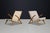 Sculptural Oak Lounge Chairs, Europe, 1960s, Set of 2 For Sale - Image 12 of 14