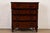 1990s Ralph Lauren American Empire Carved Mahogany Highboy Dresser For Sale - Image 5 of 15