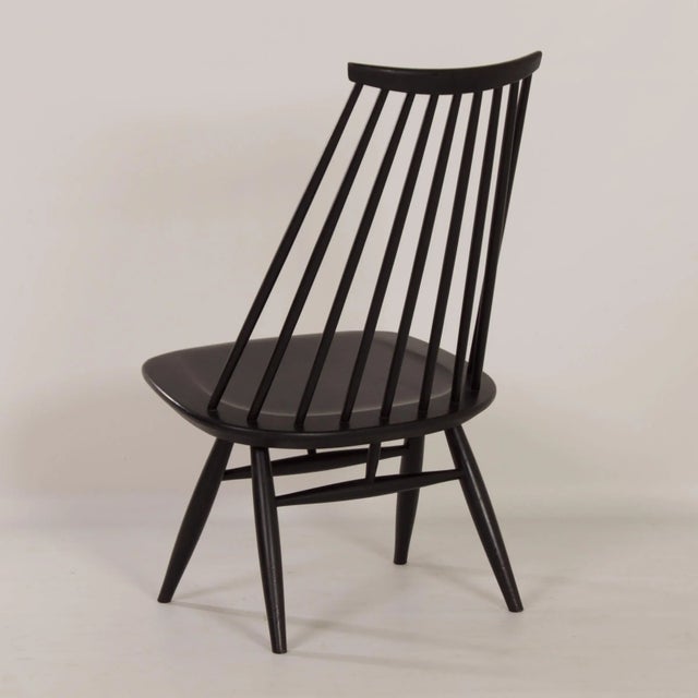 Asko Black Mademoiselle Chair by Ilmari Tapiovaara for Asko, 1960s For Sale - Image 4 of 13