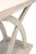 1980s Console Table With Elegant Crossing Leg Pattern For Sale - Image 5 of 10