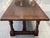 Wood 19th Century English Oak Trestle Farm Table For Sale - Image 7 of 17