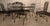 1960s Meadowcraft Dogwood Wrought Iron Patio Dining Set For Sale - Image 13 of 15