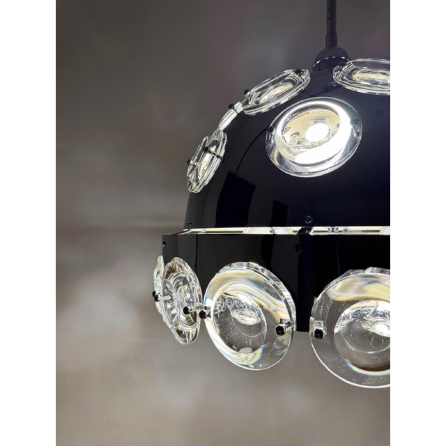 1970s Vintage Pendant Light by Oscar Torlasco for Lumi, Italy, 1970s For Sale - Image 5 of 16