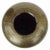 Beautiful vintage Murano hand blown black and gold flecks Italian art glass bud flower vase. Documented to designer...