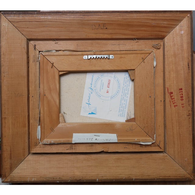 Late 20th Century Original Mountain Landscape Oil Painting by George Whitman For Sale - Image 10 of 12