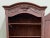 Antique French Louis XV Style Armoire Cupboard Linen Cabinet Bonnetiere Oak For Sale - Image 12 of 18