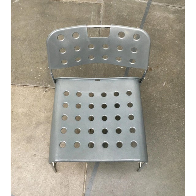 Vintage Space Age Postmodern Omkstack Chair by Rodney Kinsman for Bieffeplast For Sale - Image 12 of 18