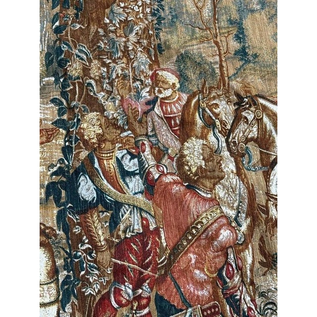 Vintage French Tapestry, 1970s For Sale - Image 11 of 18
