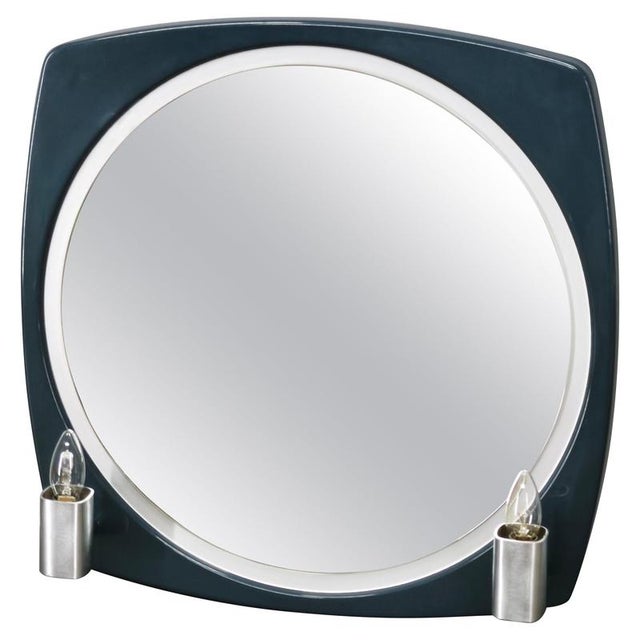 Italian Space Age Illuminated Mirror by Thema, 1970s For Sale - Image 10 of 10