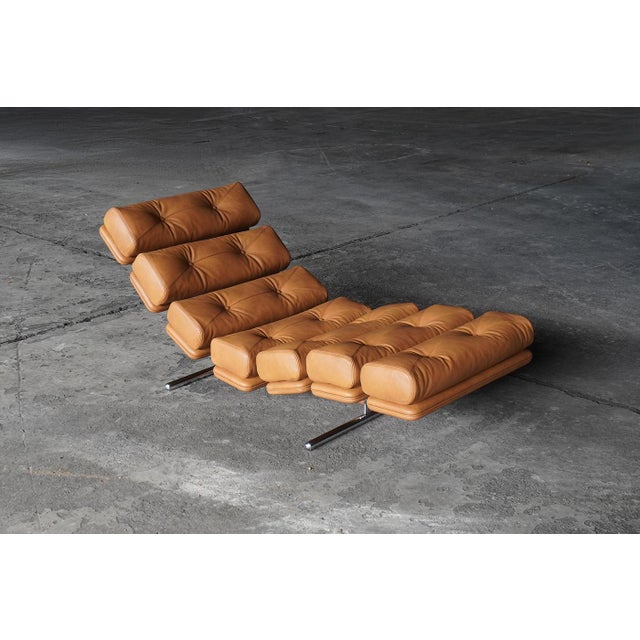 Lounge Chair in Cognac Leather by Ric Deforche for Gervan, Belgium, 1970s For Sale - Image 4 of 10