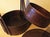 Antique rattan and wood basket with 3 sections, beautiful patina. Dates from around 1900.