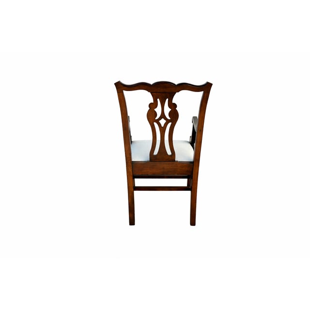 1960s Set of 10 Antique c.1960s Mahogany Fine Carved Chippendale Style Chairs For Sale - Image 5 of 8