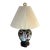 Black Ceramic Chinese Table Lamp For Sale