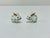 Adorable Herend porcelain miniature rabbits, from Hungary, handmade and handpainted with polka dots and 24k gold accents....