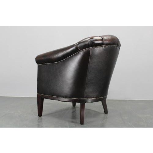 Vintage Leather Armchair, Former Czechoslovakia, 1960s For Sale - Image 14 of 17